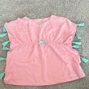 Pink Top with Tassels
